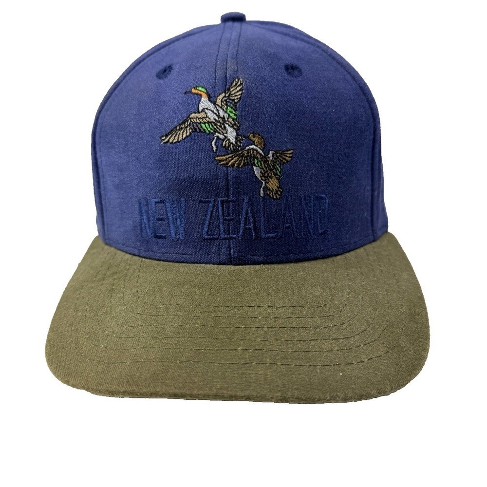 Mens New Zealand Hat Adjustable Cap Blue The Hat Factory LTD Ducks